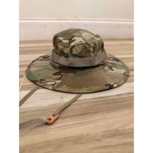 Bernard Cap Co Multicam Boonie Hat Sun Hot Weather Uniform Type VI Size 7 3/8
